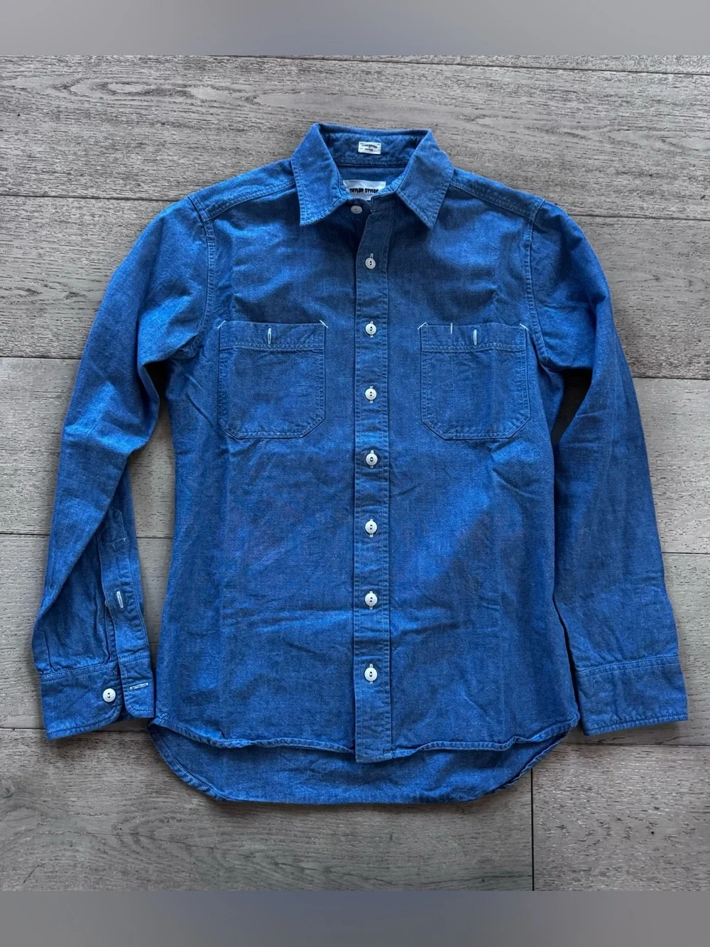 Taylor Stitch Chambray Utility Shirt XS